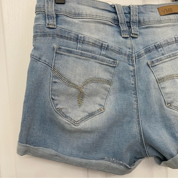YMI High Rise Jean Shorts Button Fly Size 3 - Picture 6 of 15